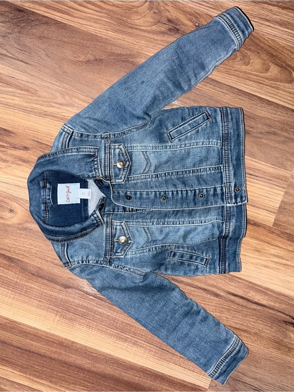 Cat & Jack Kids Blue Denim Jean Jacket